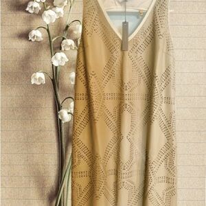 Tart Collection Dress Vegan Leather Cut Out Design Medium w/Tags